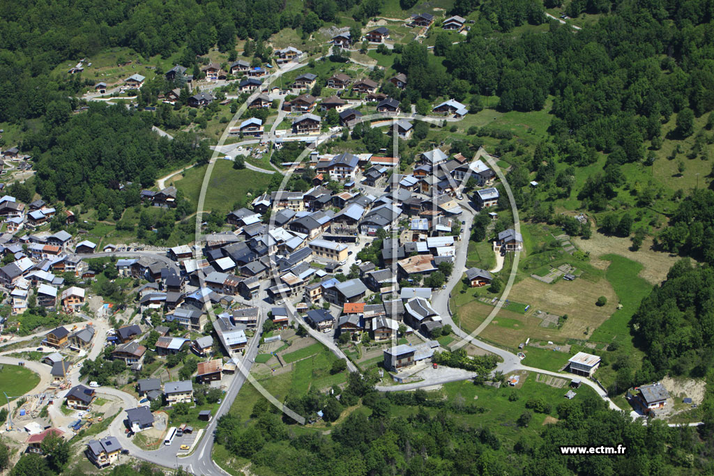 Photo arienne de Bozel (Villemartin)