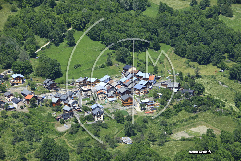 Photo arienne de Les Allues (Le Villard)