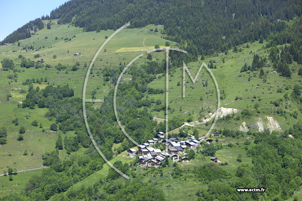 Photo arienne de Montagny (Moranche)
