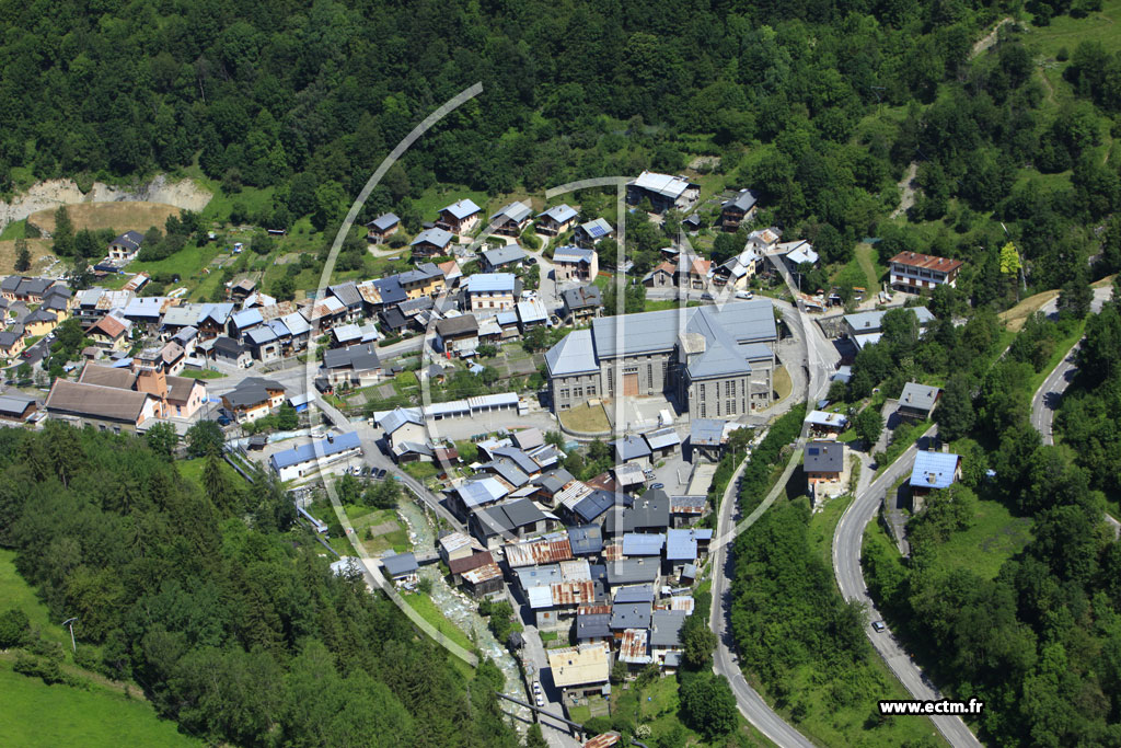Photo arienne de Planay (Le Villard)