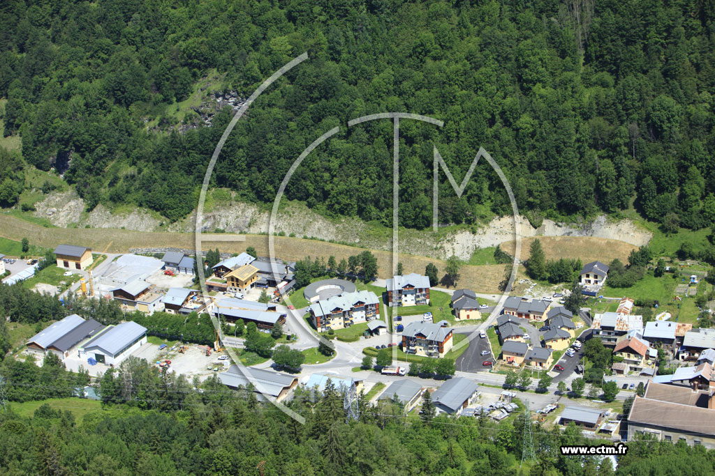 Photo arienne de Planay (Le Villard)