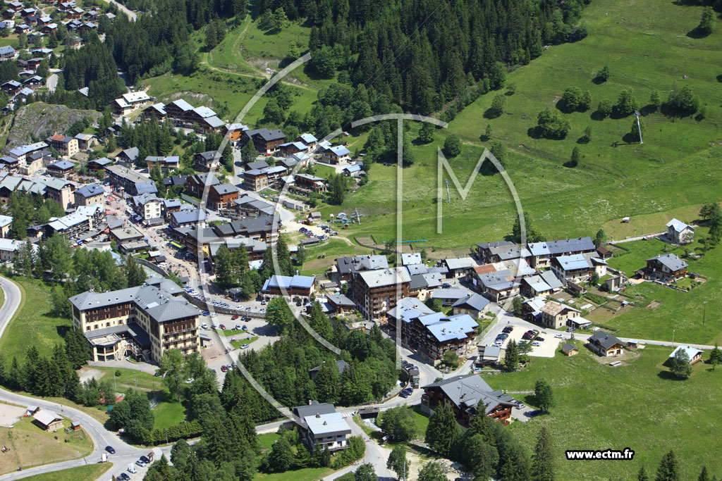 Photo arienne de Pralognan-la-Vanoise