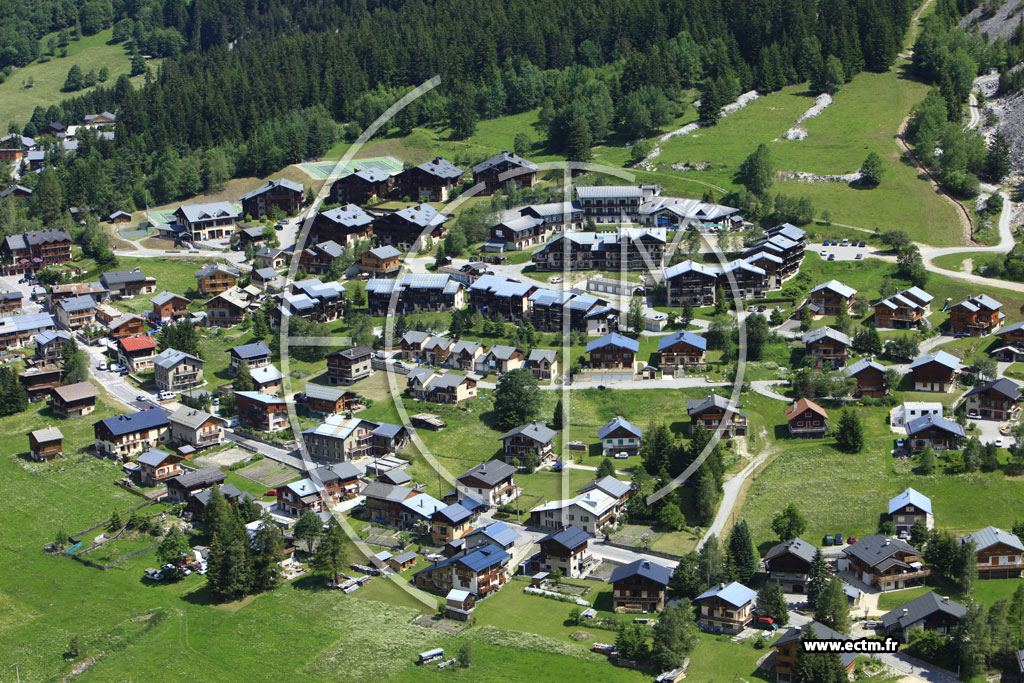 Photo arienne de Pralognan-la-Vanoise
