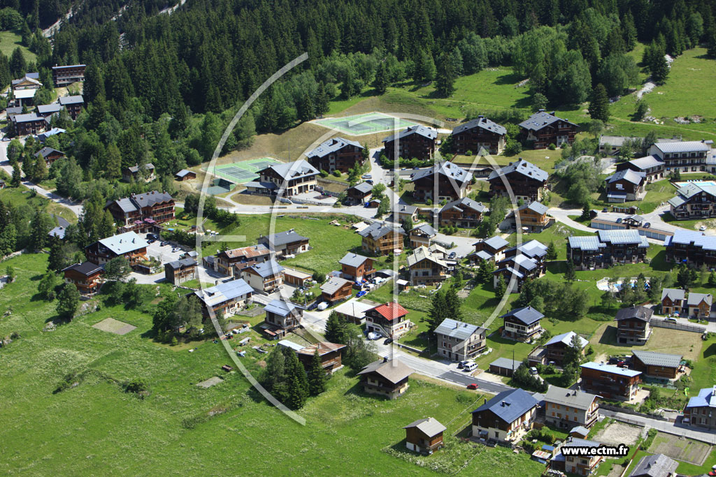 Photo arienne de Pralognan-la-Vanoise