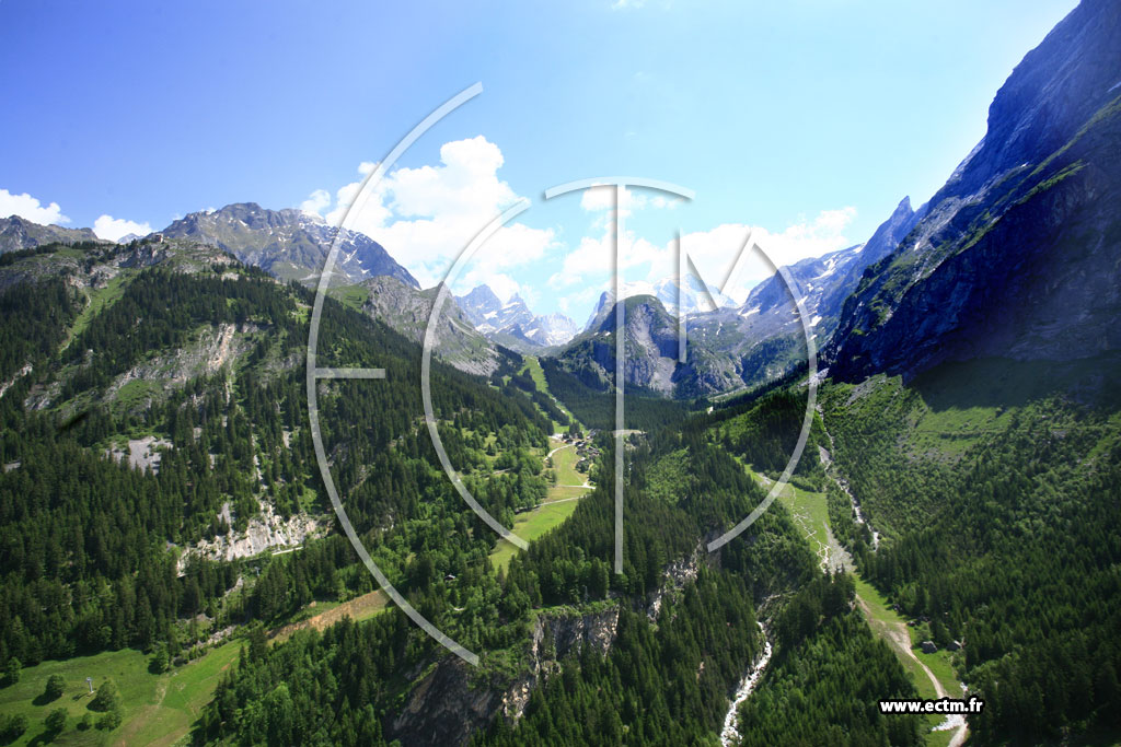 Photo arienne de Pralognan-la-Vanoise (Les Fontanettes)