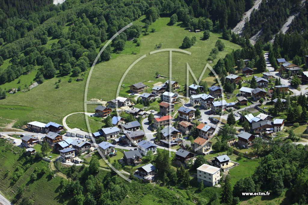 Photo arienne de Pralognan-la-Vanoise (Les Granges)