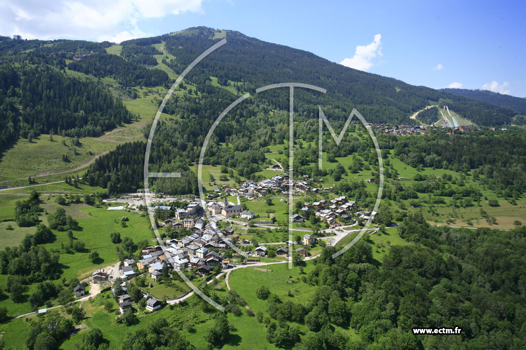 Photo arienne de Saint-Bon-Tarentaise