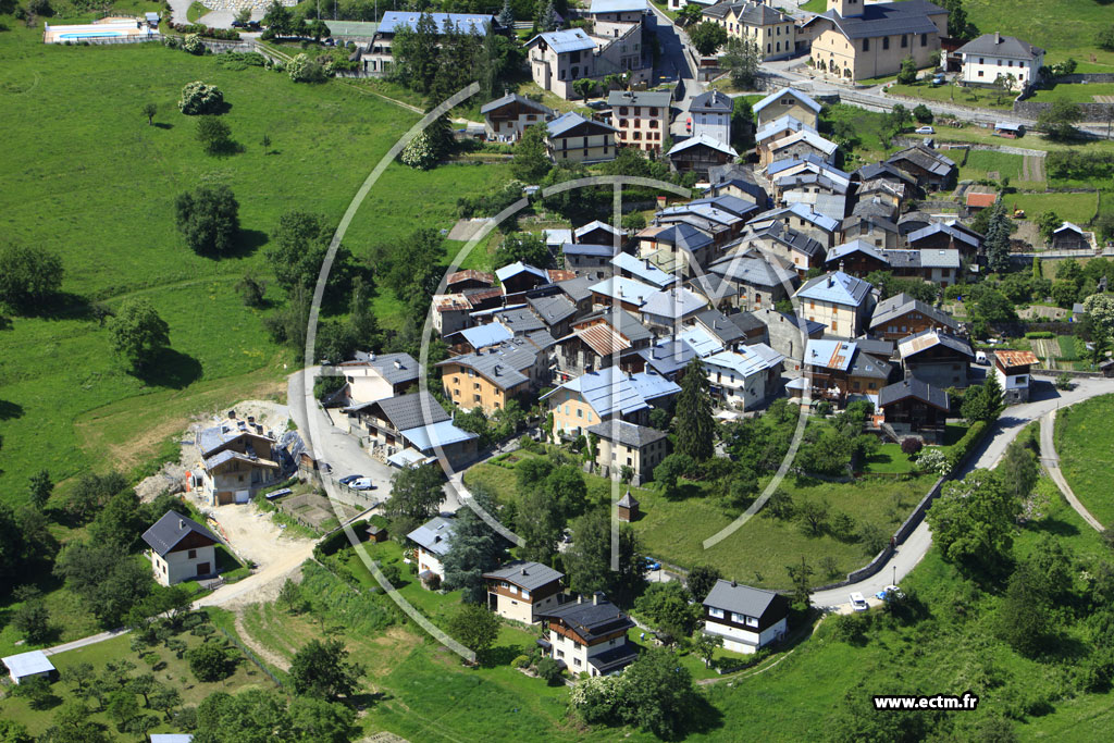 Photo arienne de Saint-Bon-Tarentaise