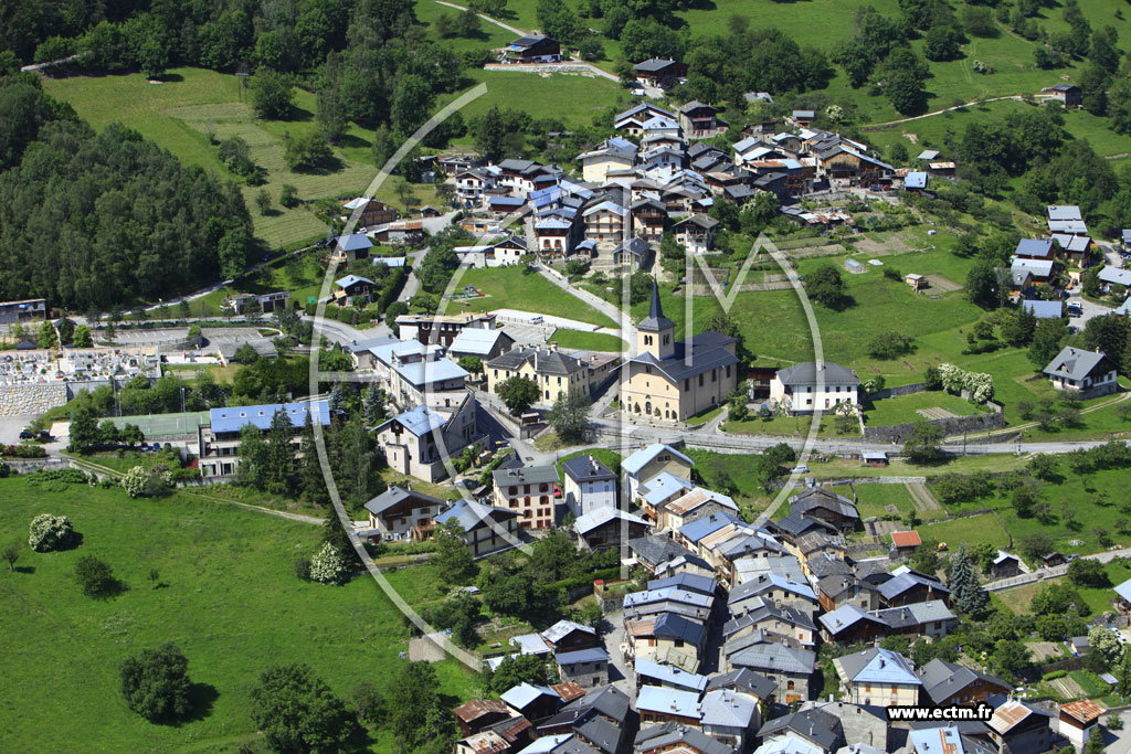 Photo arienne de Saint-Bon-Tarentaise