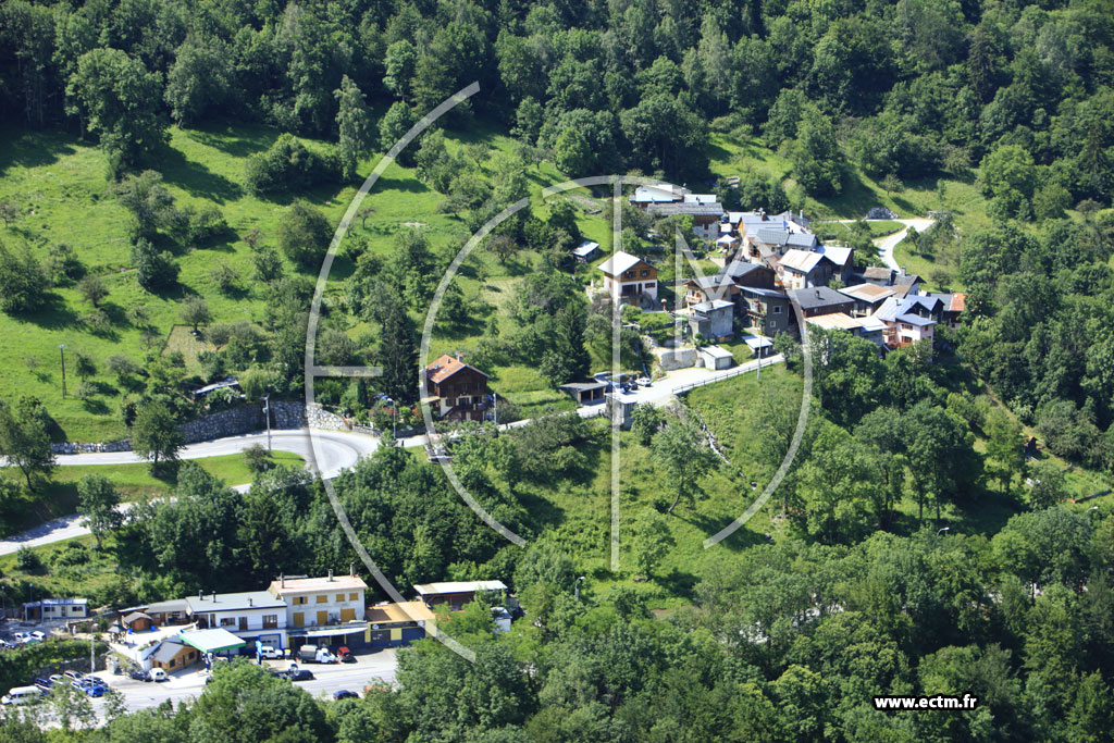 Photo arienne de Saint-Bon-Tarentaise (Le Grand Carrey)