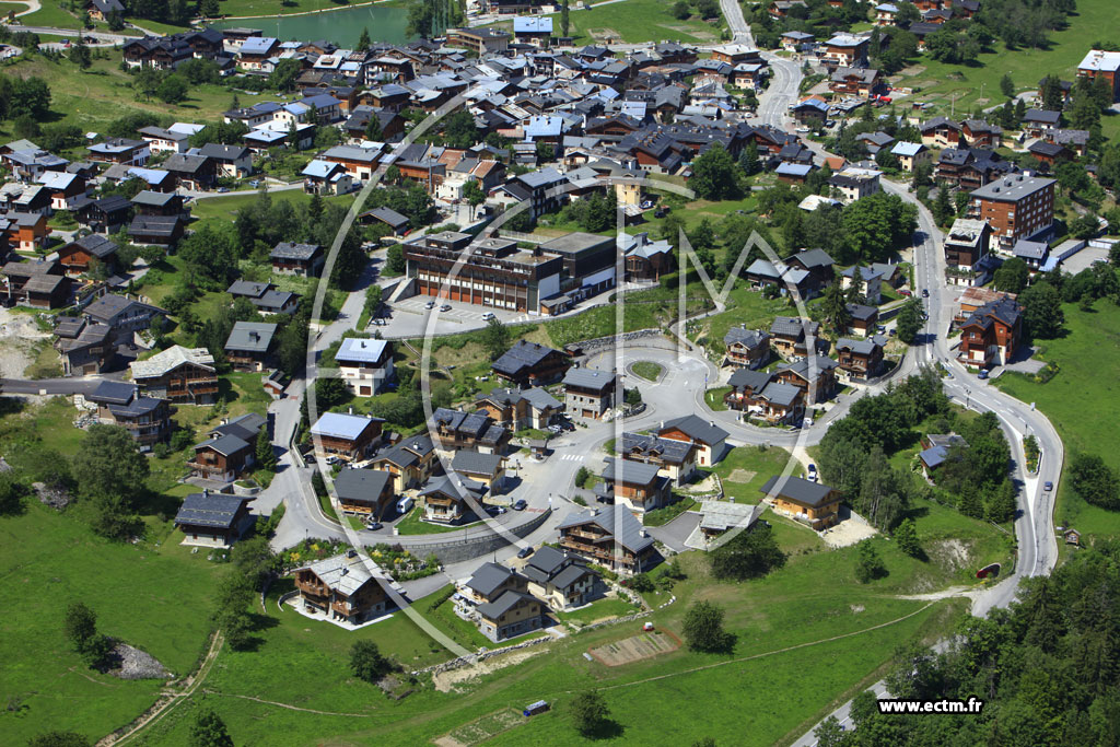 Photo arienne de Saint-Bon-Tarentaise (Le Praz)