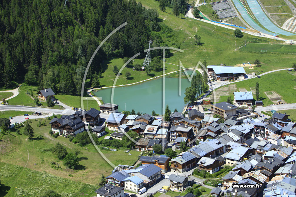 Photo arienne de Saint-Bon-Tarentaise (Le Praz)