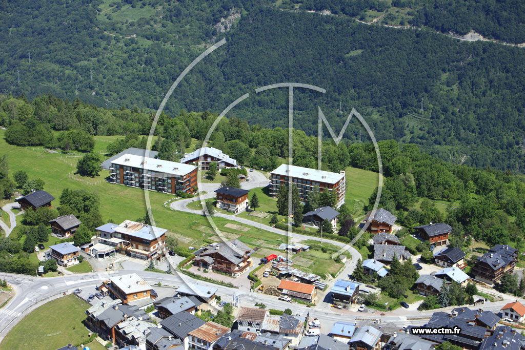 Photo arienne de Saint-Bon-Tarentaise (Le Praz)
