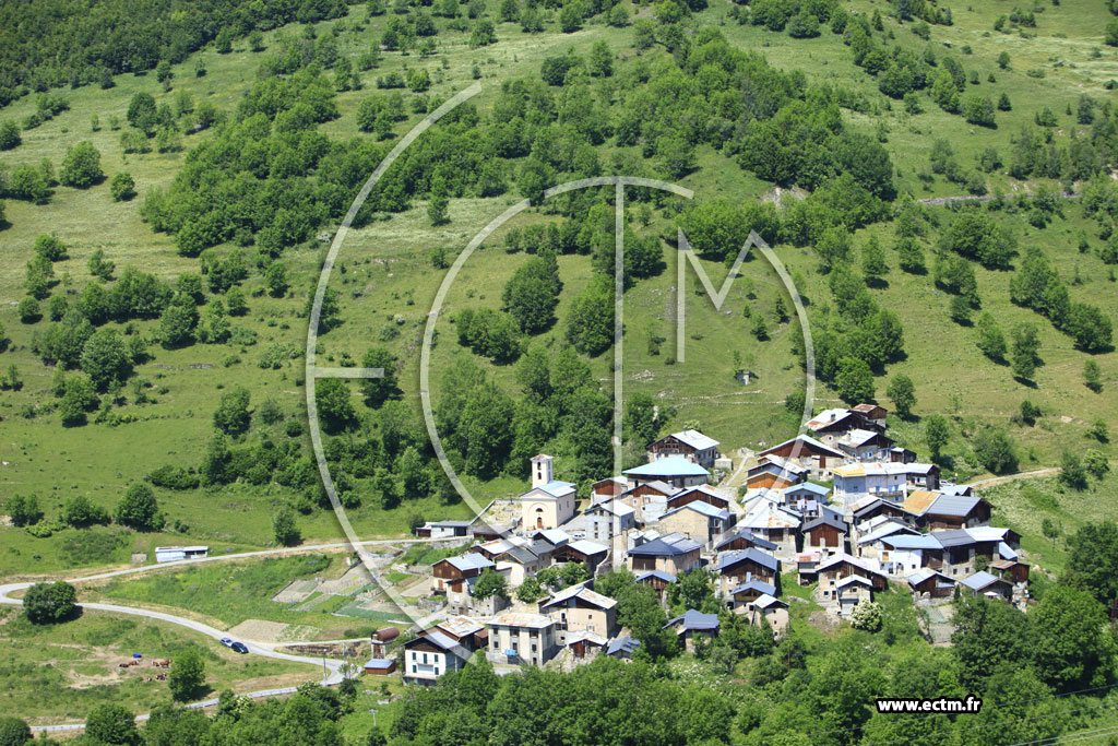 Photo arienne de Saint-Jean-de-Belleville (Le Villaret)