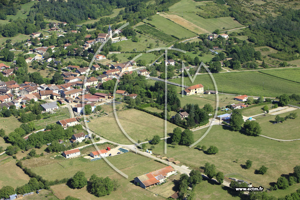 Photo arienne de Bohas-Meyriat-Rignat (Rignat)