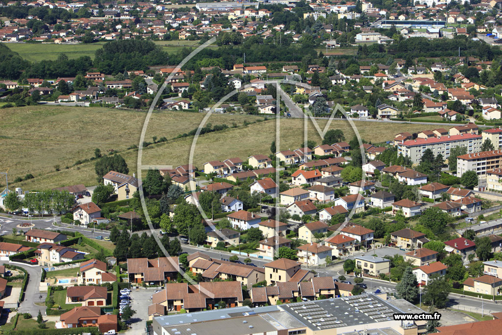 Photo arienne de Bourg en Bresse