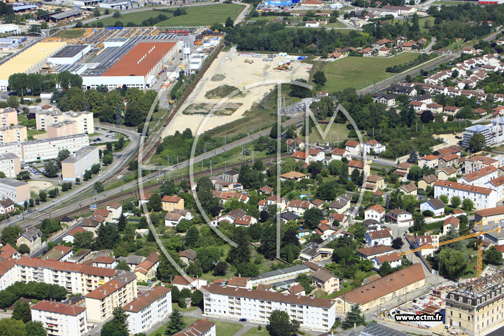 Photo arienne de Bourg en Bresse