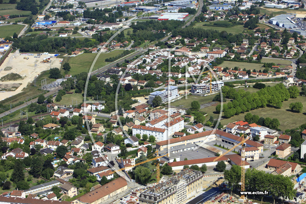 Photo arienne de Bourg en Bresse