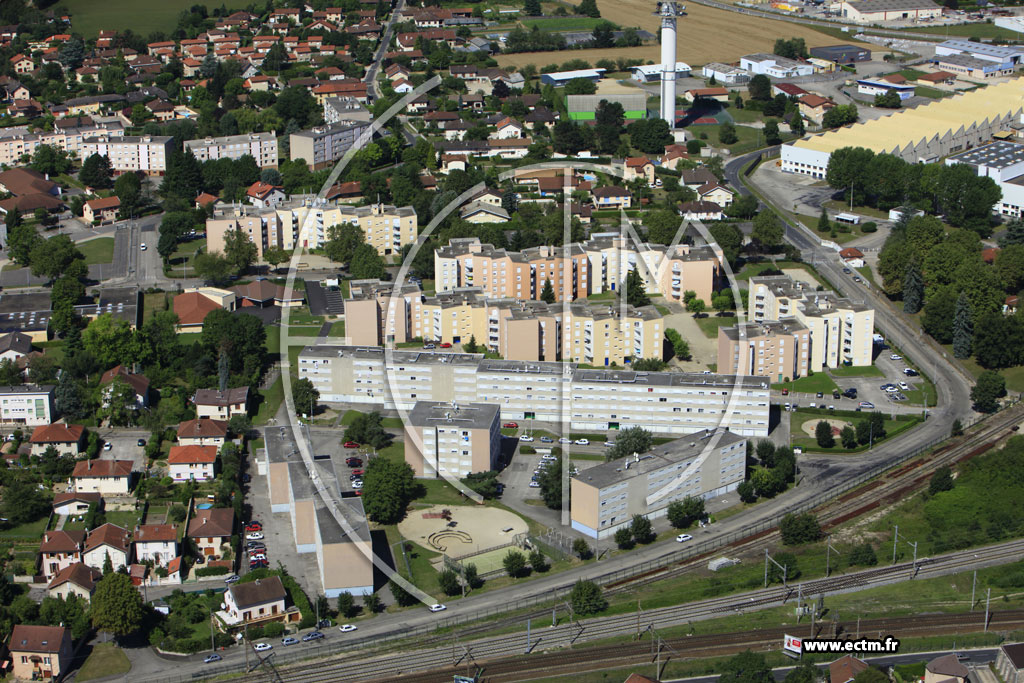 Photo arienne de Bourg en Bresse