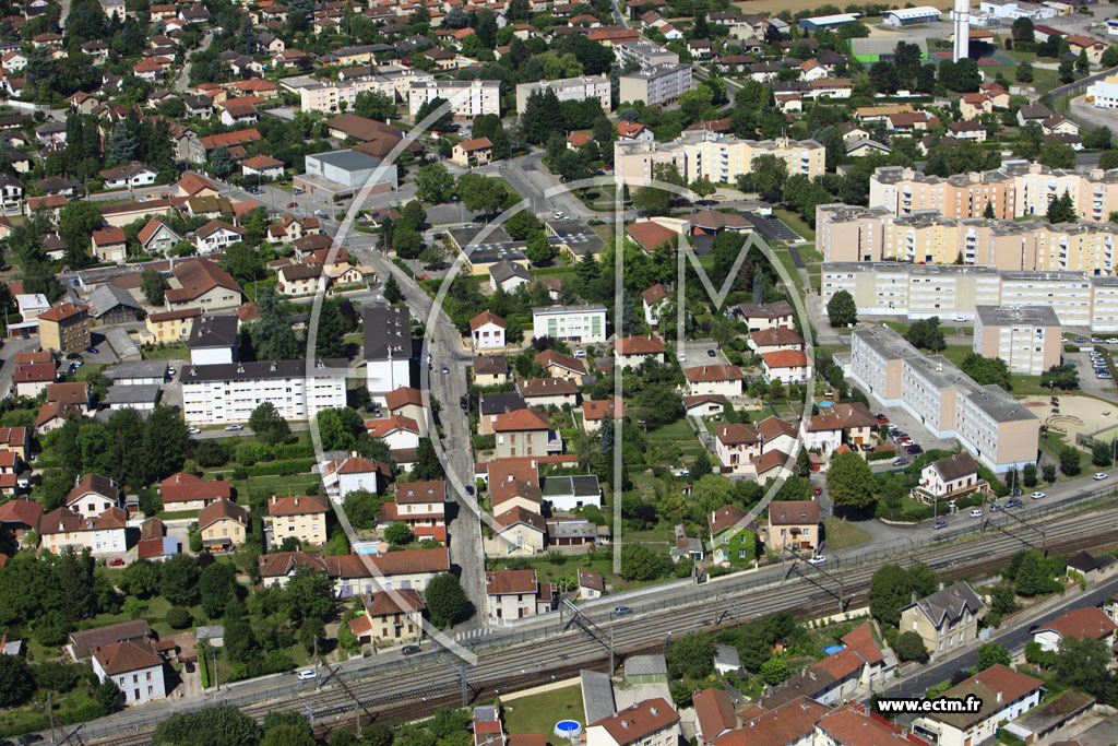 Photo arienne de Bourg en Bresse