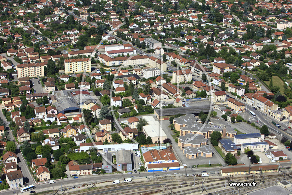 Photo arienne de Bourg en Bresse