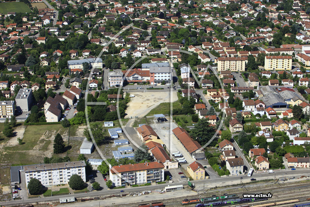Photo arienne de Bourg en Bresse