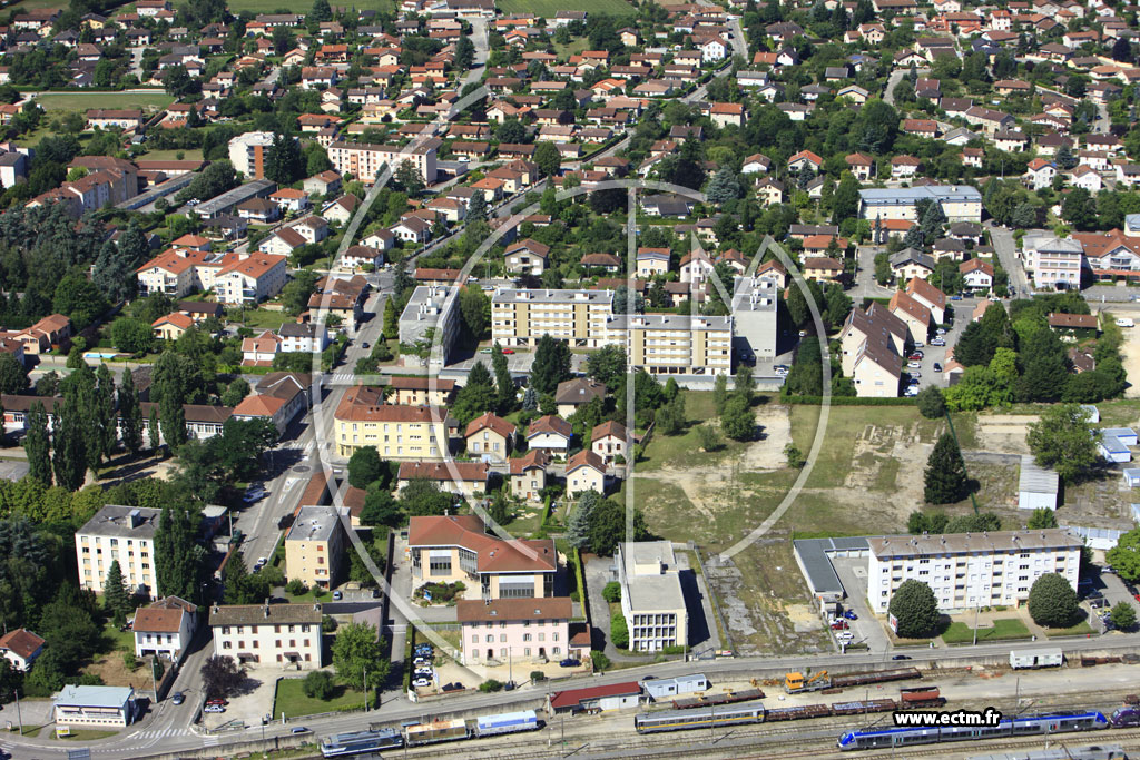 Photo arienne de Bourg en Bresse
