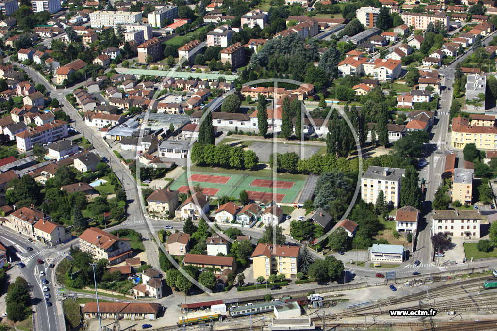 Photo arienne de Bourg en Bresse
