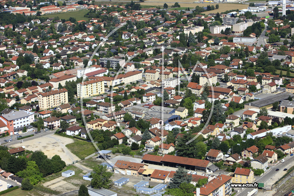 Photo arienne de Bourg en Bresse
