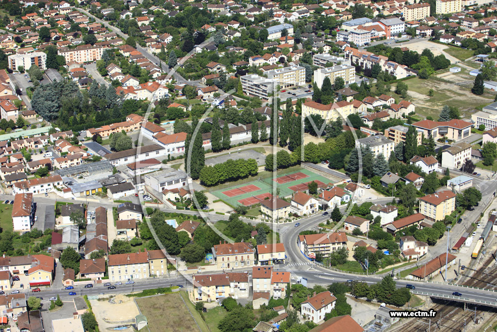 Photo arienne de Bourg en Bresse