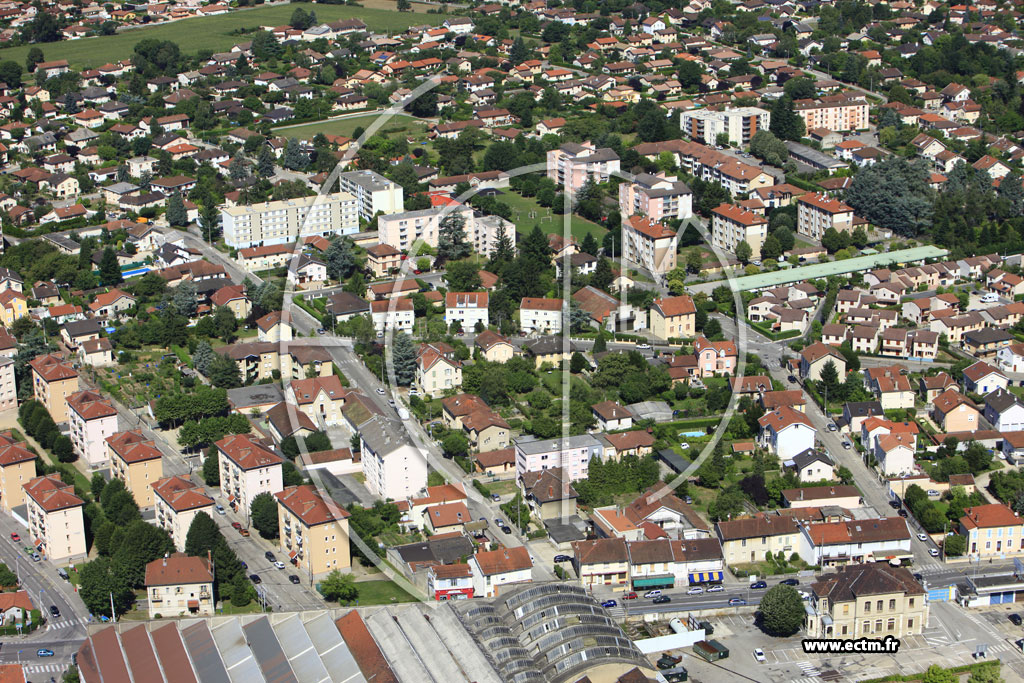 Photo arienne de Bourg en Bresse
