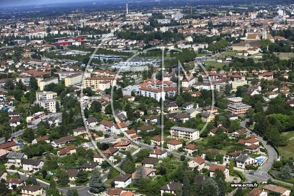 Photo arienne de Bourg en Bresse (Bouvent)