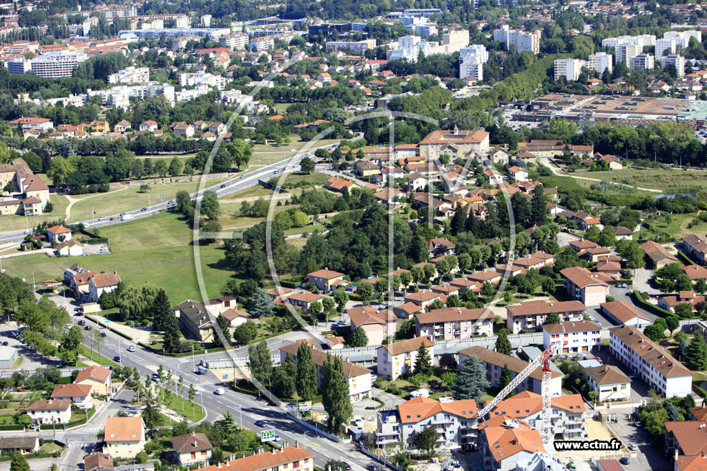 Photo arienne de Bourg en Bresse (Brou)