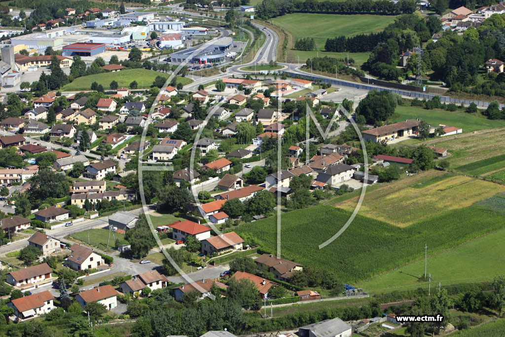 Photo arienne de Bourg en Bresse (Grand Challes)
