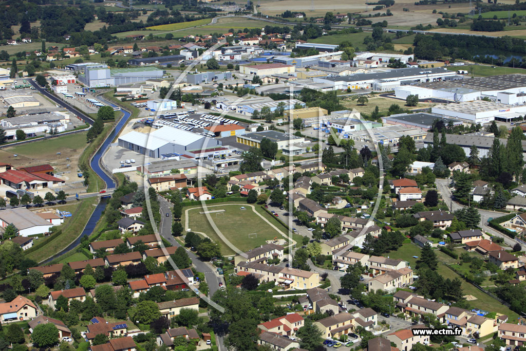 Photo arienne de Bourg en Bresse (Grand Challes)