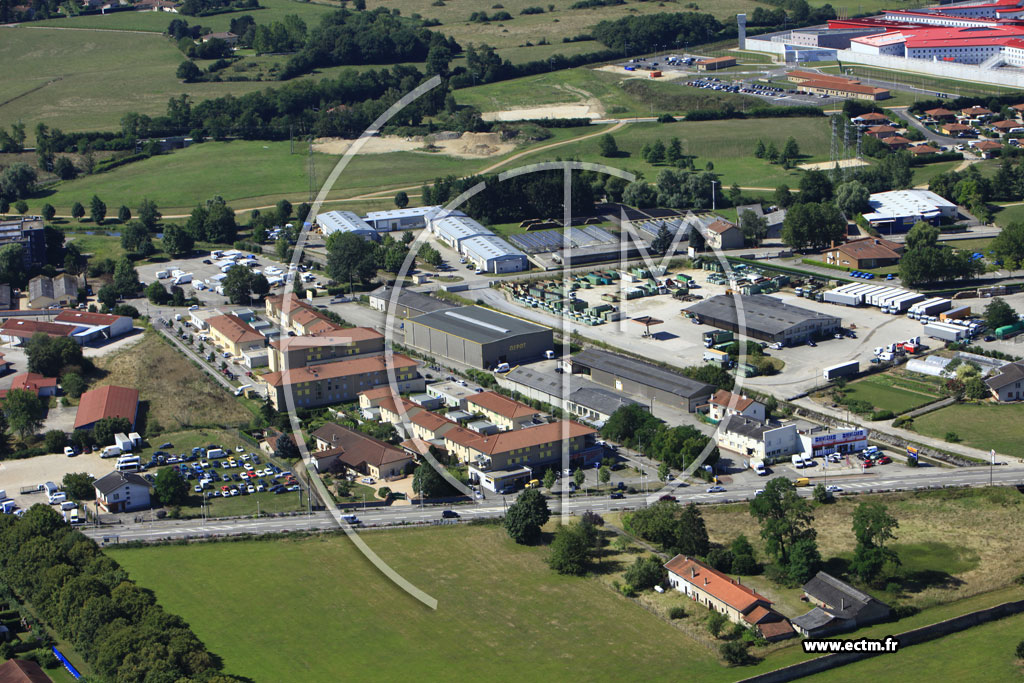 Photo arienne de Bourg en Bresse (La Croix Blanche)