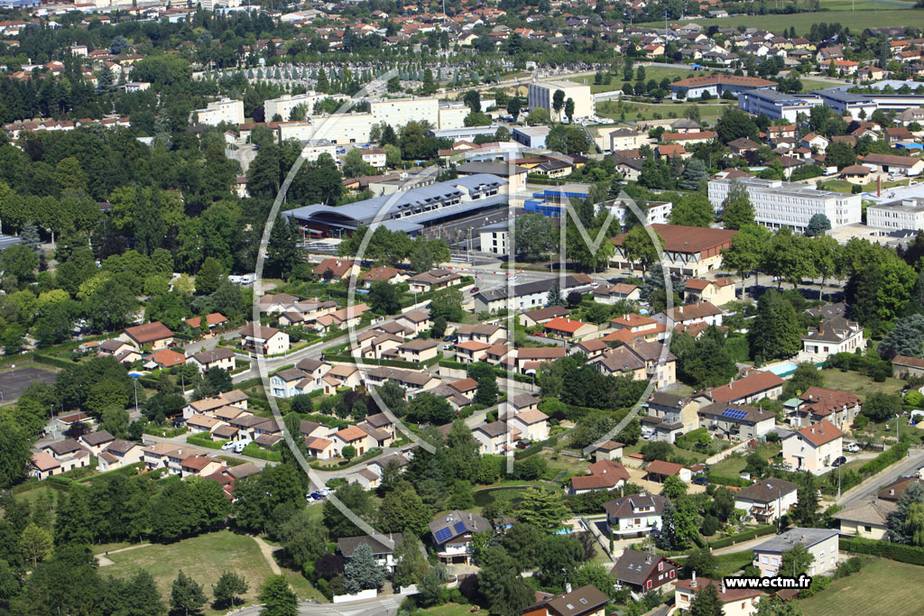 Photo arienne de Bourg en Bresse (Petit Challes)