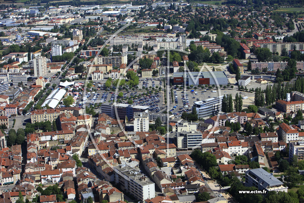 Photo arienne de Bourg en Bresse (Rue Charles Robin)