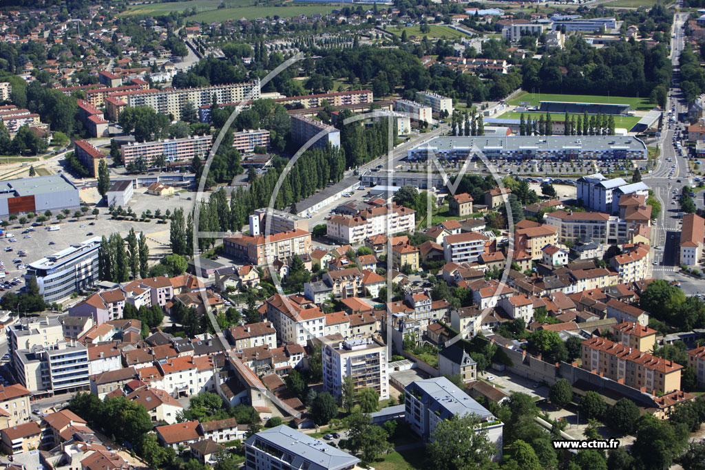 Photo arienne de Bourg en Bresse (Rue Charles Robin)