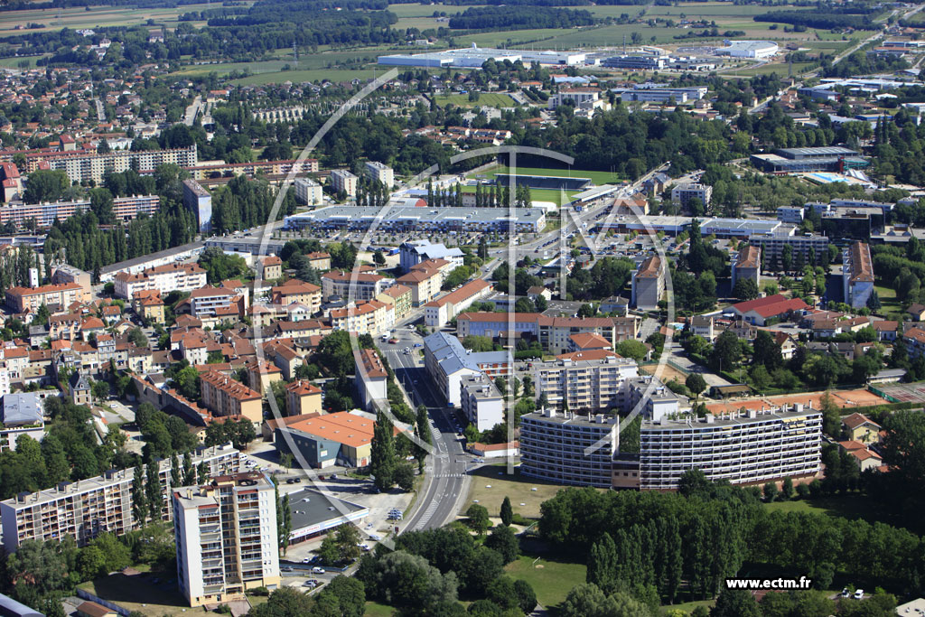 Photo arienne de Bourg en Bresse (Saint-Nicolas)