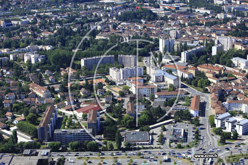 Photo arienne de Bourg en Bresse (Saint-Nicolas)