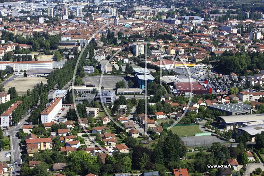 Photo arienne de Bourg en Bresse (Saint-Roch)