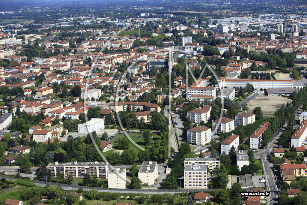 Photo arienne de Bourg en Bresse (Saint-Roch)