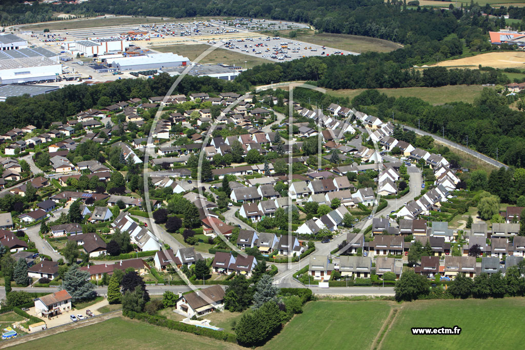 Photo arienne de Bourg-en-Bresse (L'Alagnier)