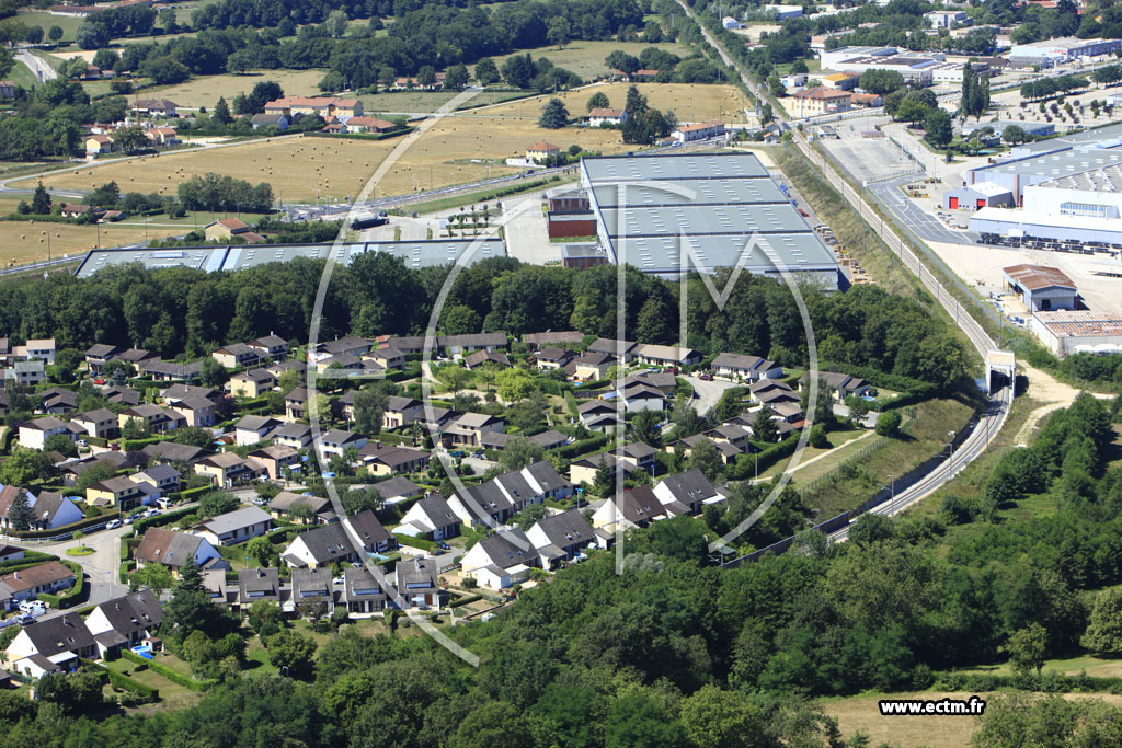 Photo arienne de Bourg-en-Bresse (L'Alagnier)