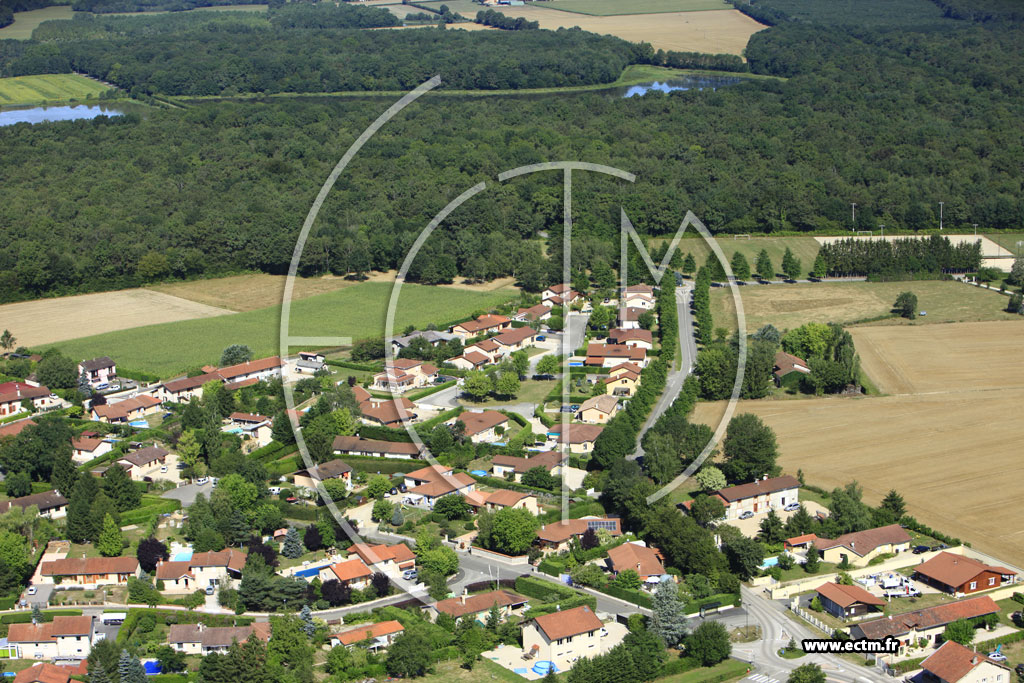 Photo arienne de Certines (Portant)