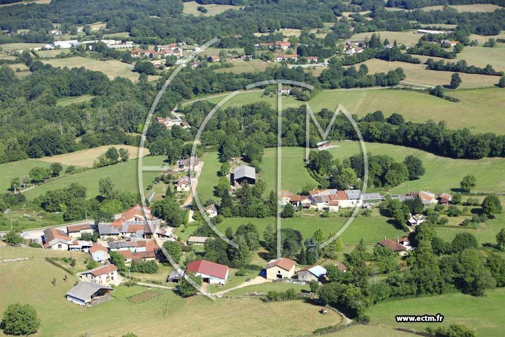 Photo arienne de Neuville-sur-Ain (Fromente)