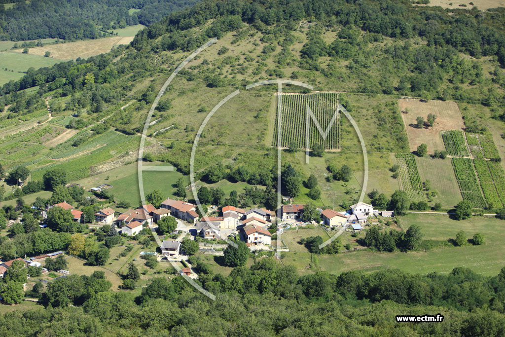 Photo arienne de Saint-Martin-du-Mont (Gravelles)