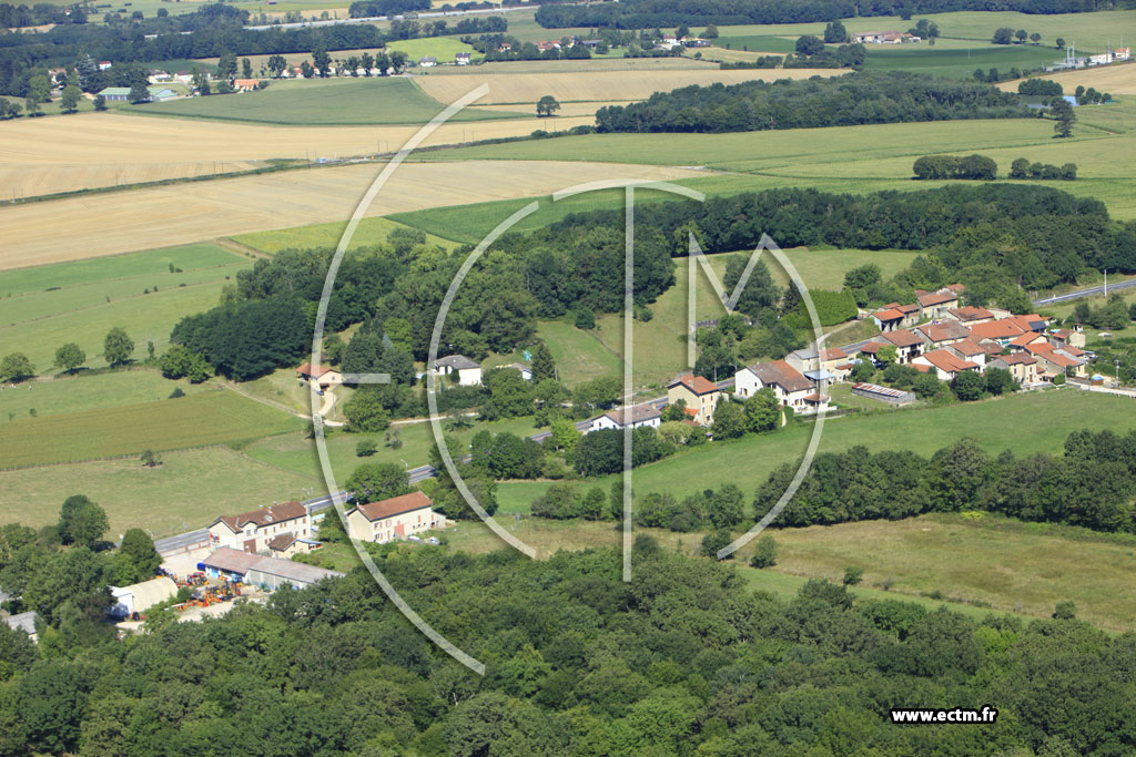 Photo arienne de Saint-Martin-du-Mont (La Chapelle)
