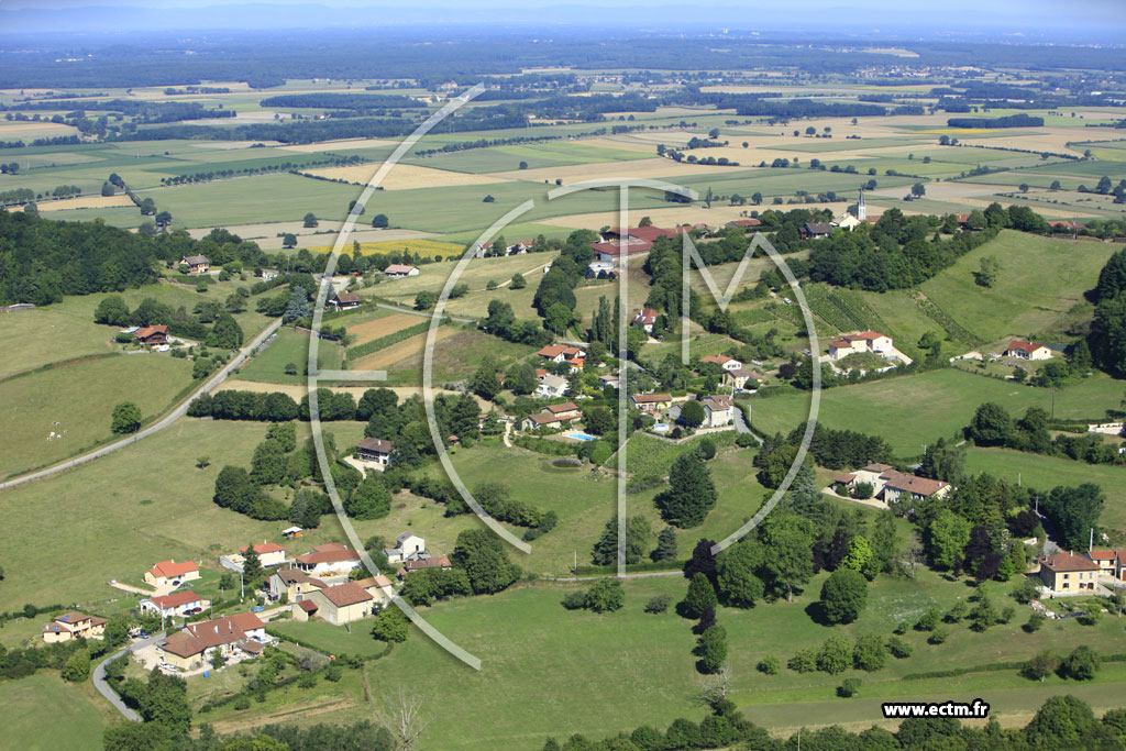 Photo arienne de Saint-Martin-du-Mont (La Rochette)